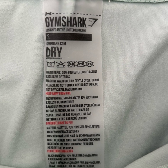 Gymshark Mint Green Leggings with Side Pockets Size Small - Picture 4 of 4